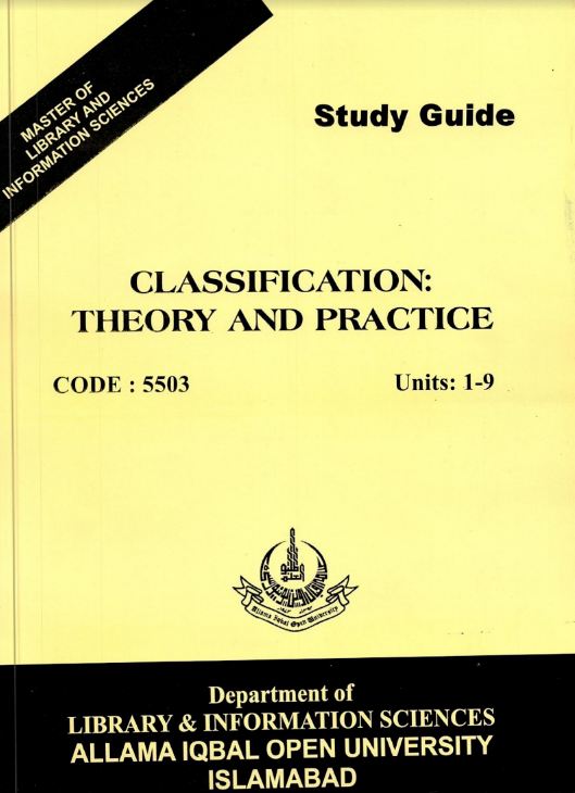 Classification Theory and Practices